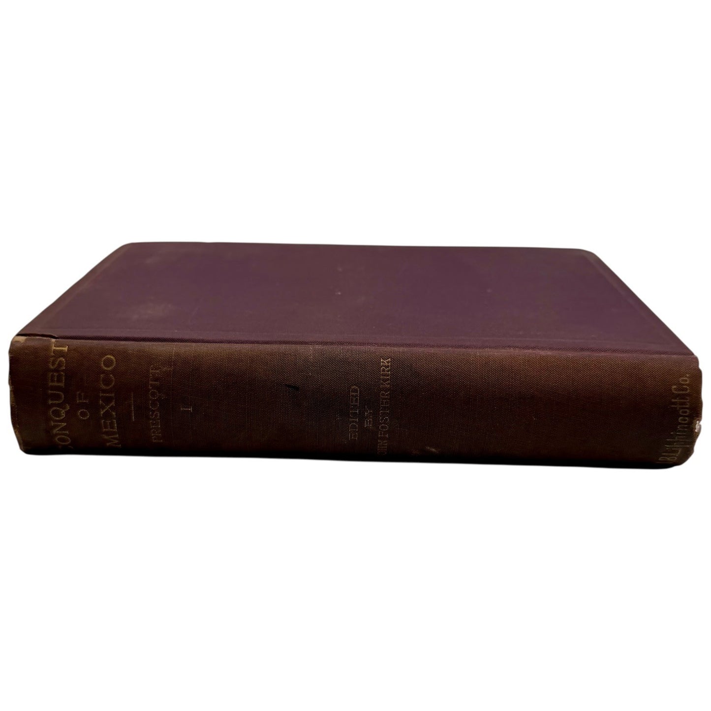 History of the Conquest of Mexico Volume 1 William H Prescott 1843 Book