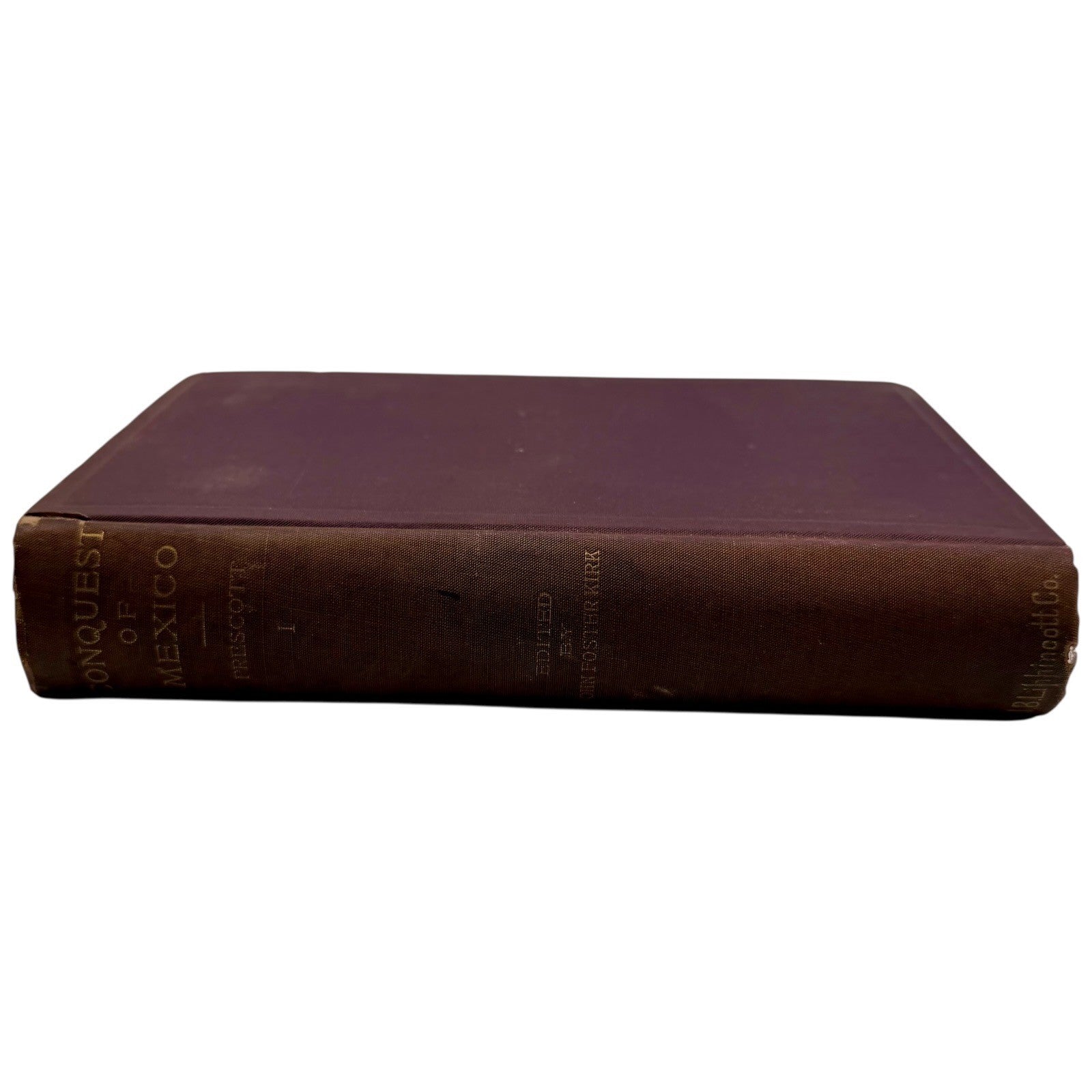 History of the Conquest of Mexico Volume 1 William H Prescott 1843 Book