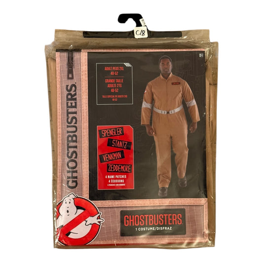 Adult Ghostbusters Costume Licensed - Adult Plus 2XL