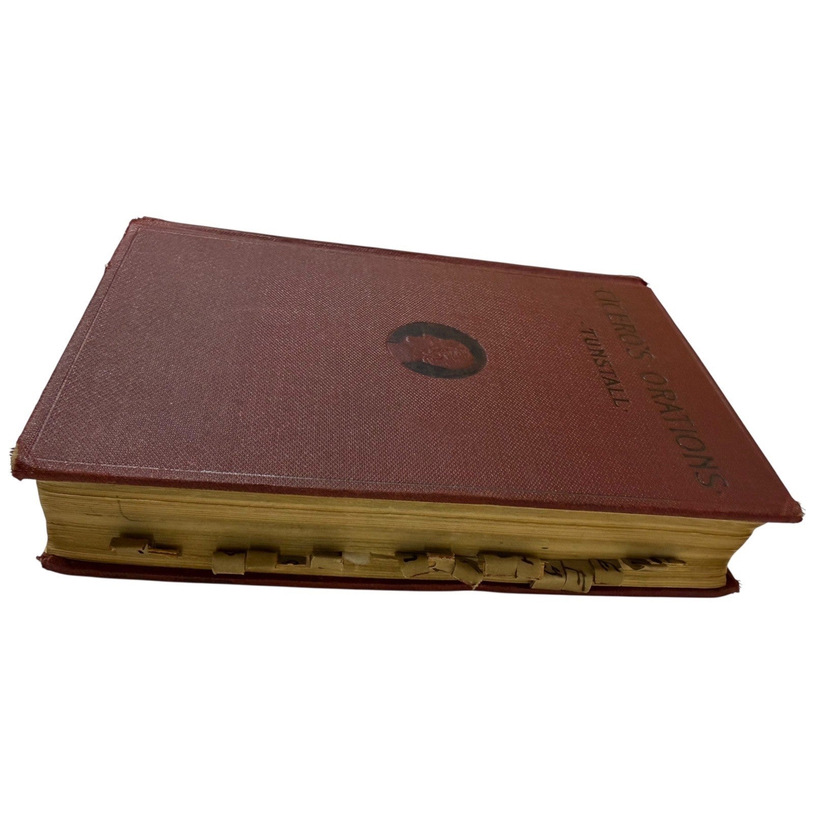 Cicero's Orations Tunstall Latin Classics Textbook Vintage D.C. Heath & Co Book