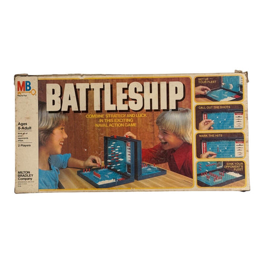 Battleship Board Game 1982 Milton Bradley #4730 – Vintage Classic