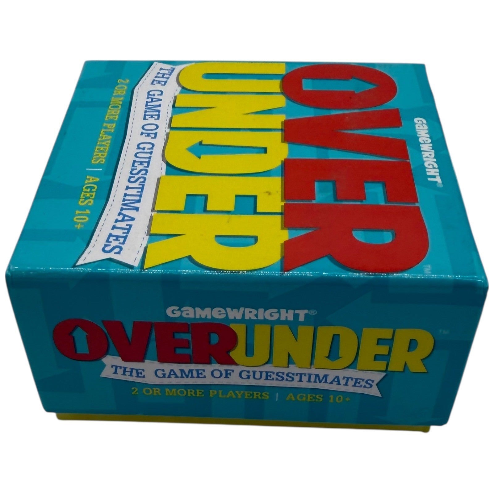 Gamewright Over Under The Game of Guesstimates Trivia Party Card Game 200 Cards