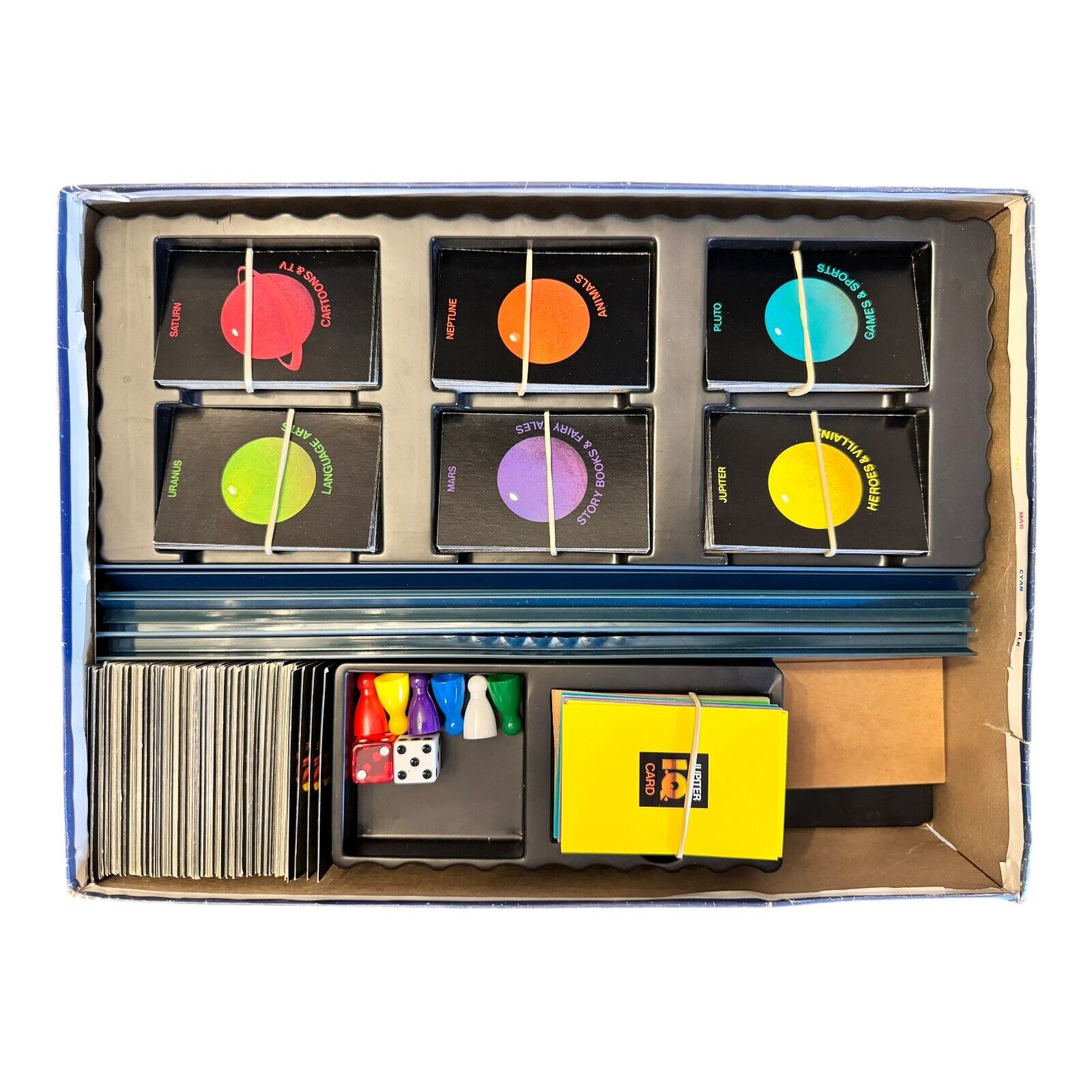 Trivia Adventure Board Game Pressman 1983 – Vintage Space Theme Quiz Game