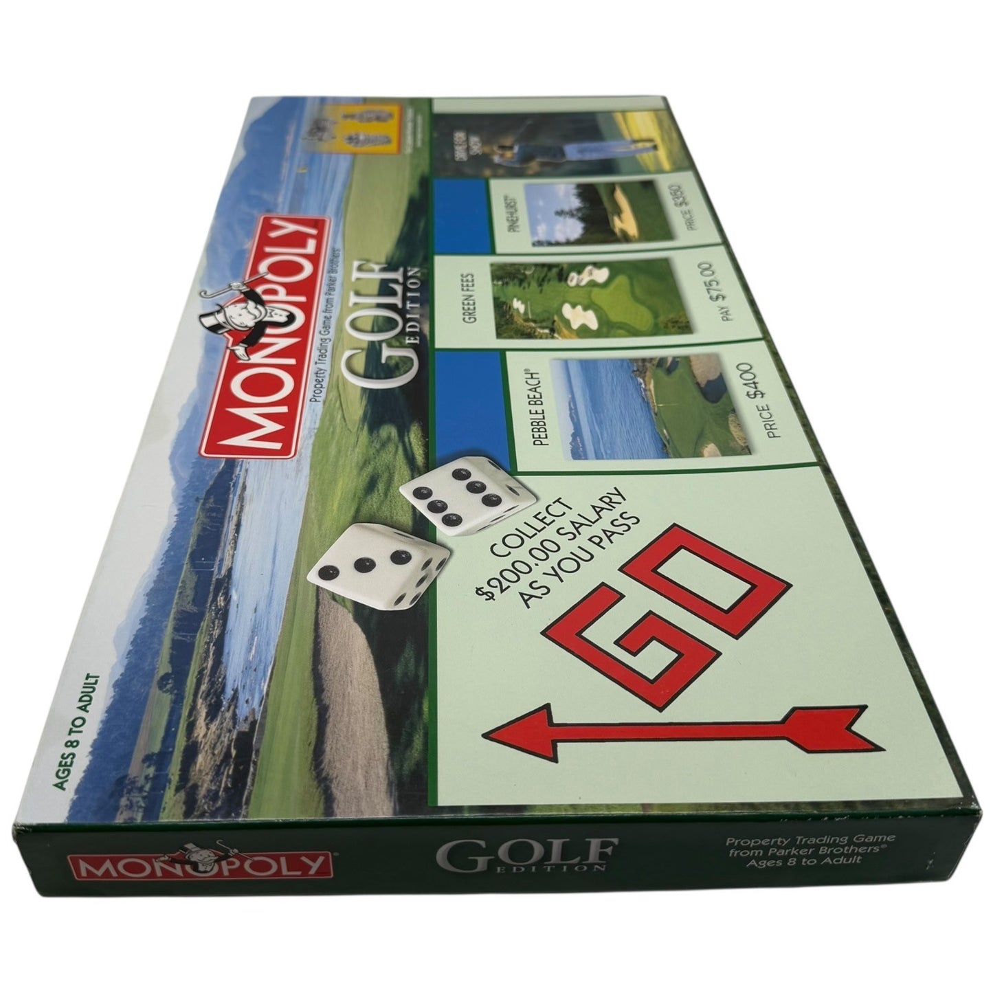 Monopoly Golf Edition Board Game Parker Brothers USAopoly Complete Pebble Beach