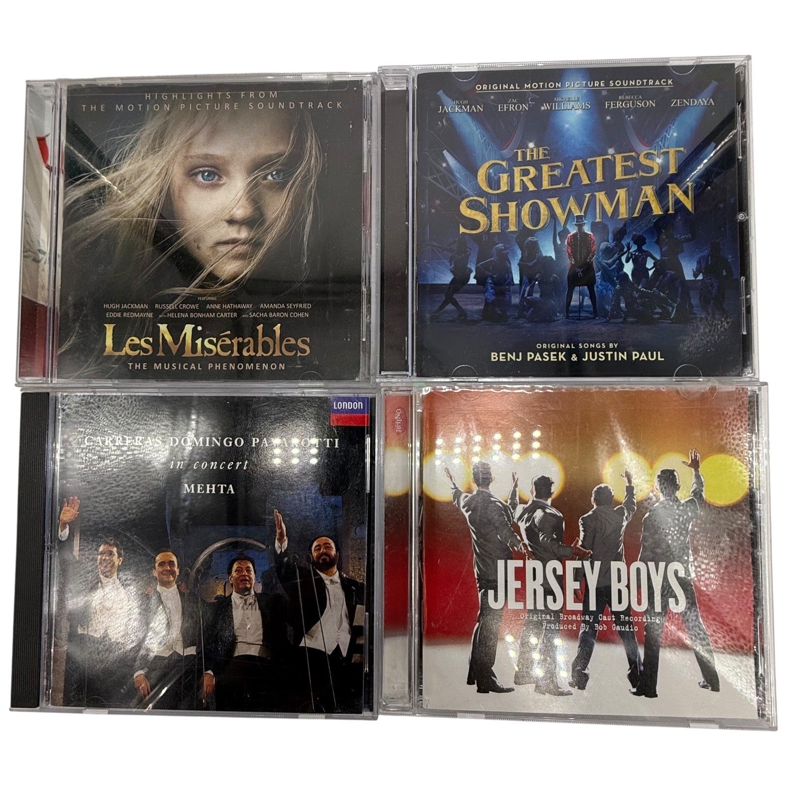 Broadway Musical Soundtrack CDs Lot of 7 Spamalot Mamma Mia Phantom Showman