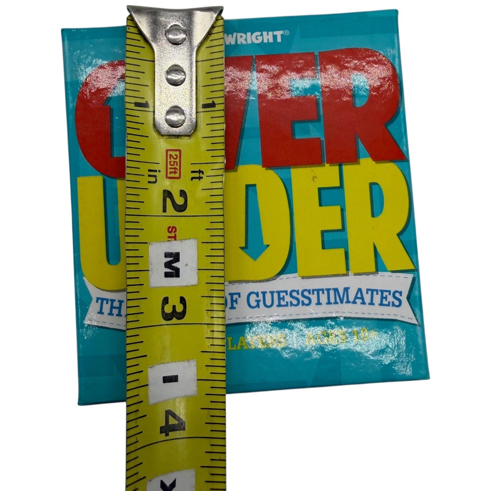 Gamewright Over Under The Game of Guesstimates Trivia Party Card Game 200 Cards