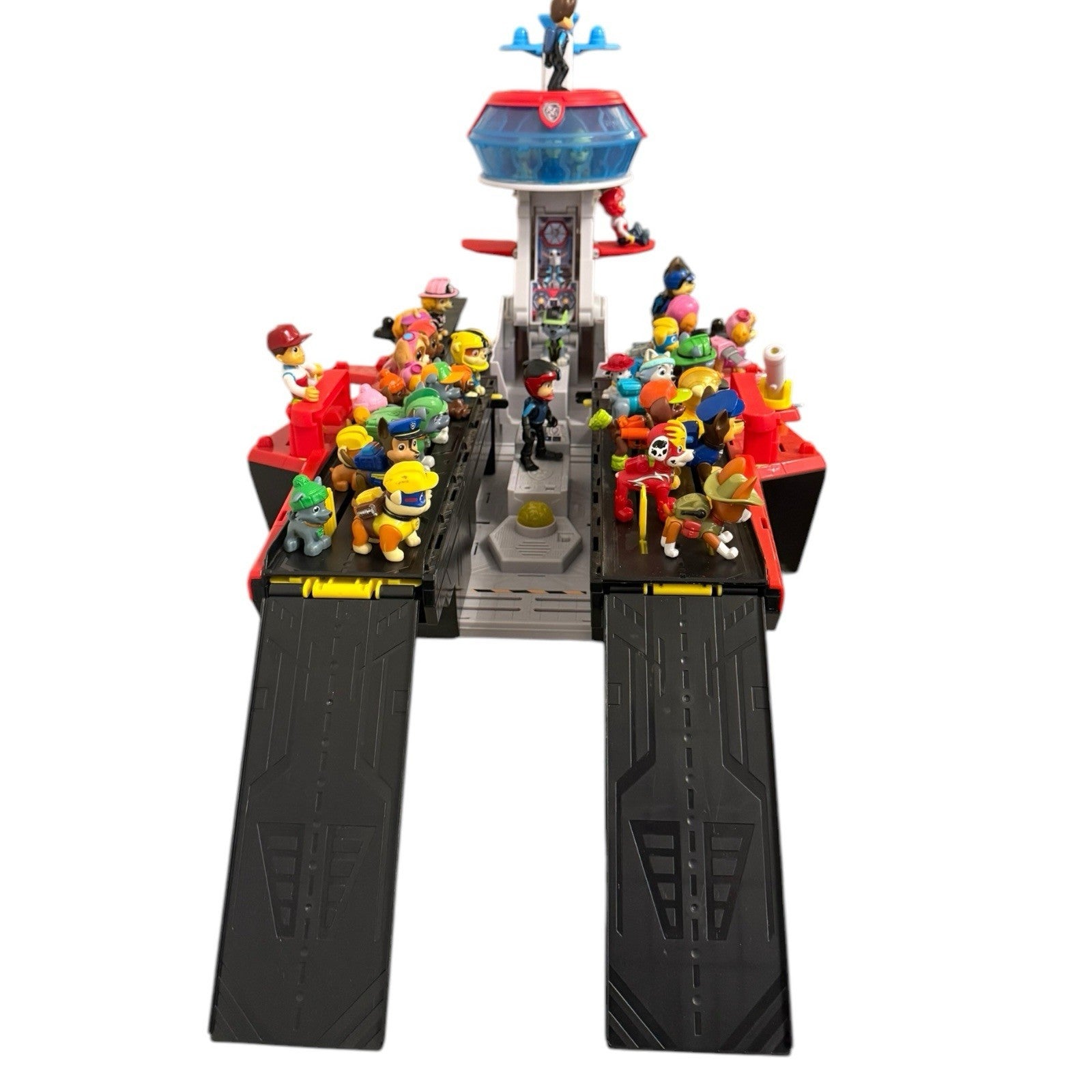 PAW Patrol Aircraft Carrier HQ w/ Lights, Sounds & Over 35 Figures