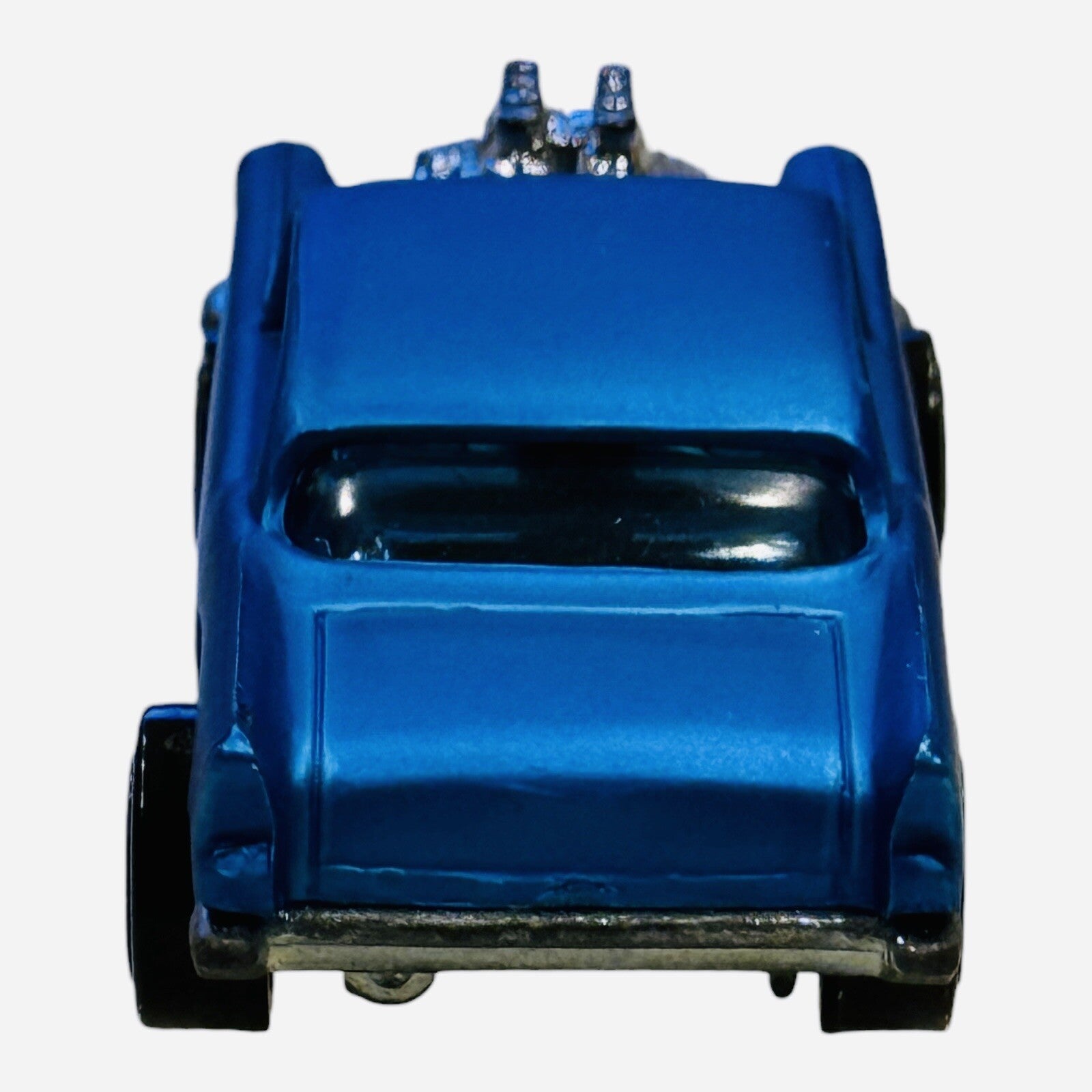 Hot Wheels - 1957 Chevy Bel Air - Made Malaysia 1976 - Metallic Blue