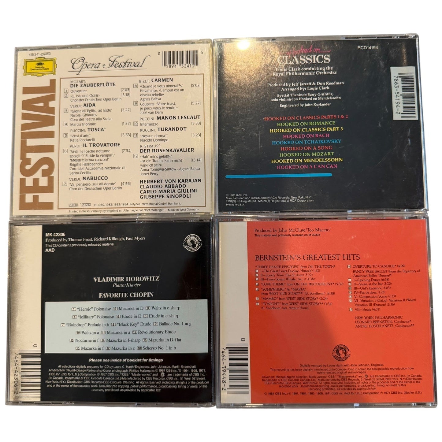 Lot of 21 Classical Music CDs Beethoven Mozart Bernstein Bocelli Tchaikovsky CD