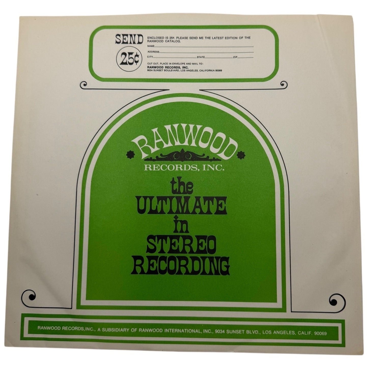 Lawrence Welk And His Musical Family In Concert Vinyl Record LP Ranwood Records
