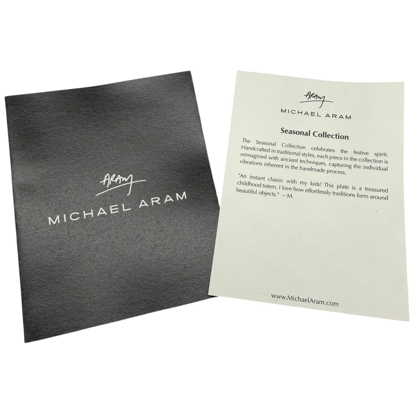 Michael Aram Santa Moon Porcelain Plate Dishwasher Microwave Safe Gift Boxed