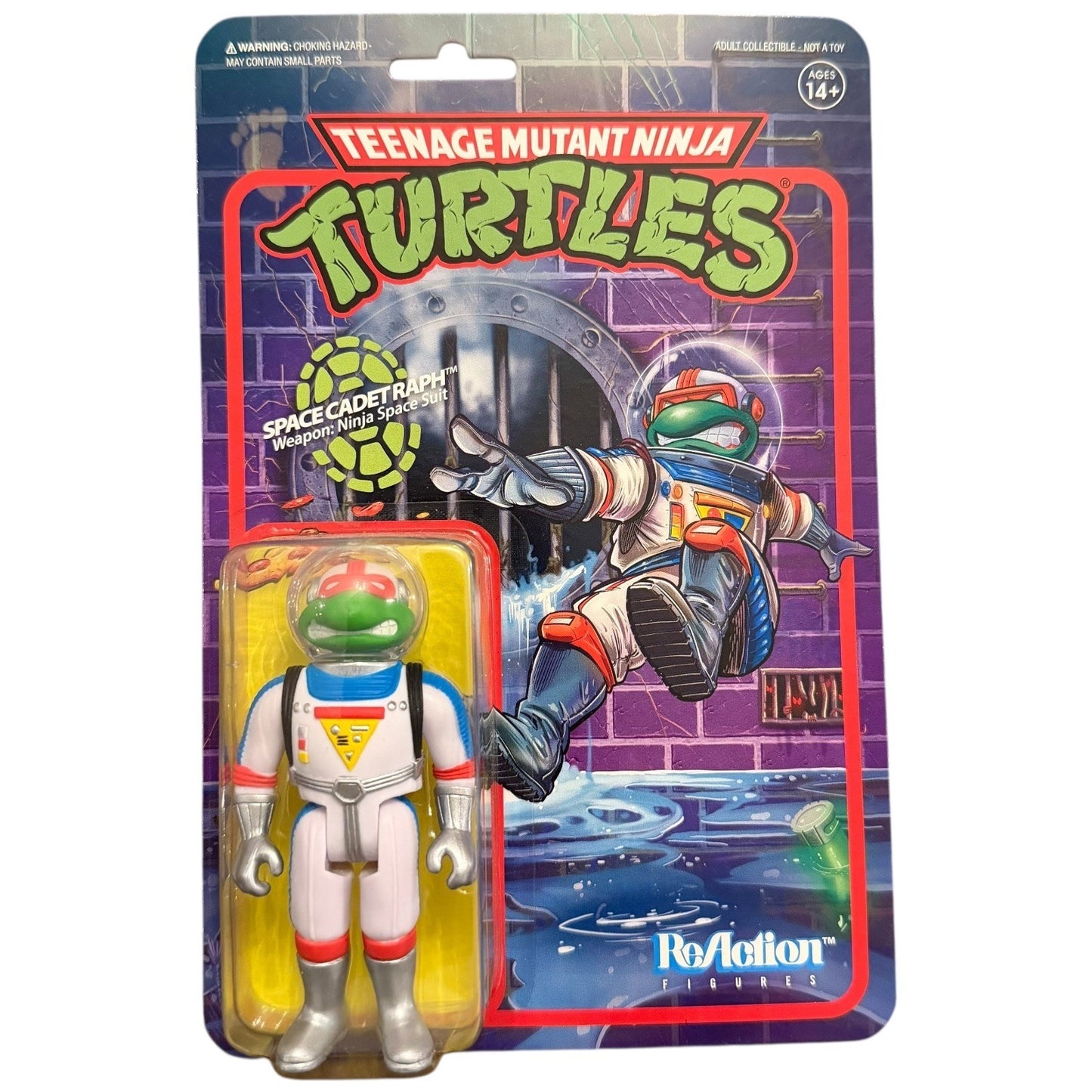 Teenage Mutant Ninja Turtles Space Cadet Raph ReAction Figure Super7 Collectible