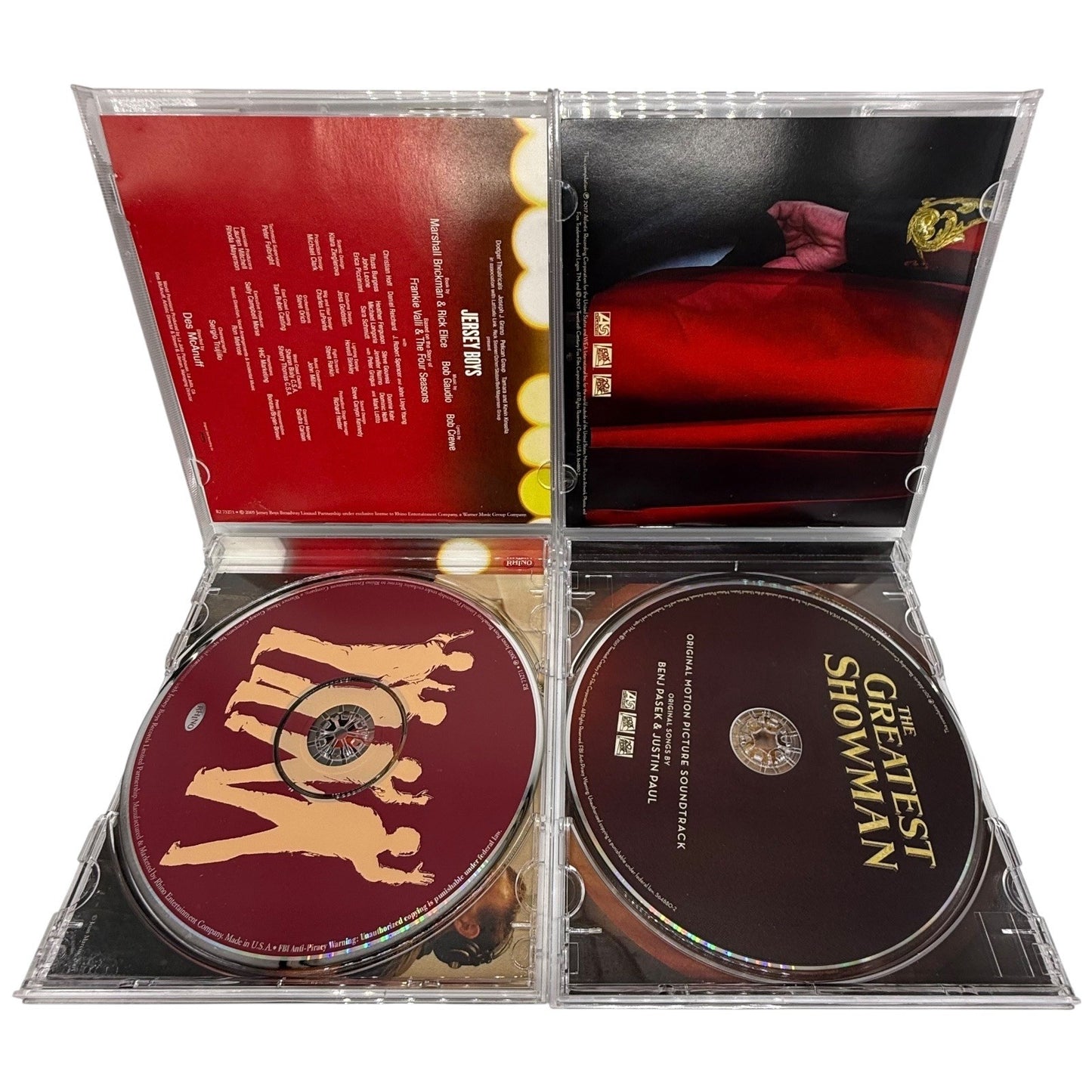 Broadway Musical Soundtrack CDs Lot of 7 Spamalot Mamma Mia Phantom Showman