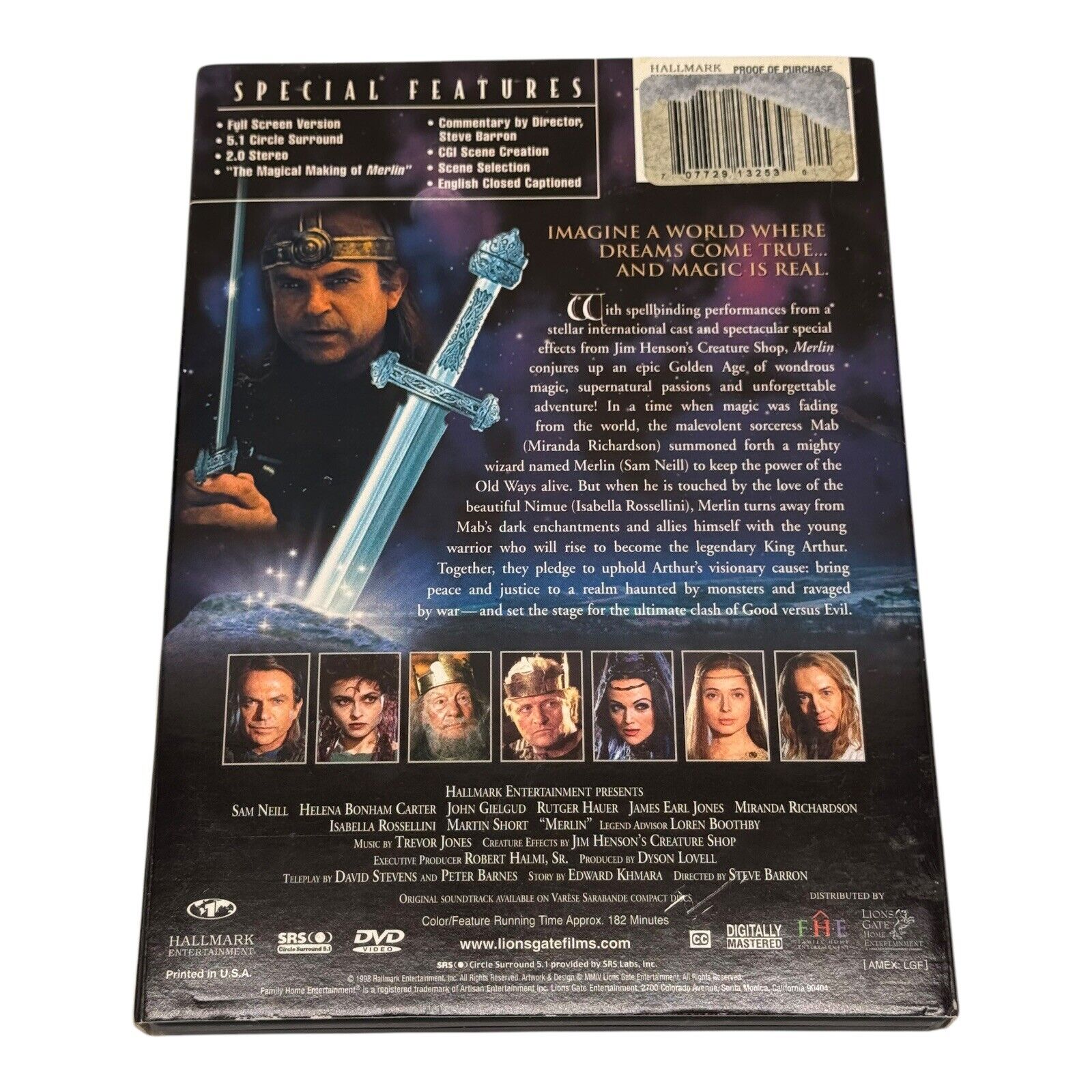 Merlin (DVD, 2004, Special Edition)