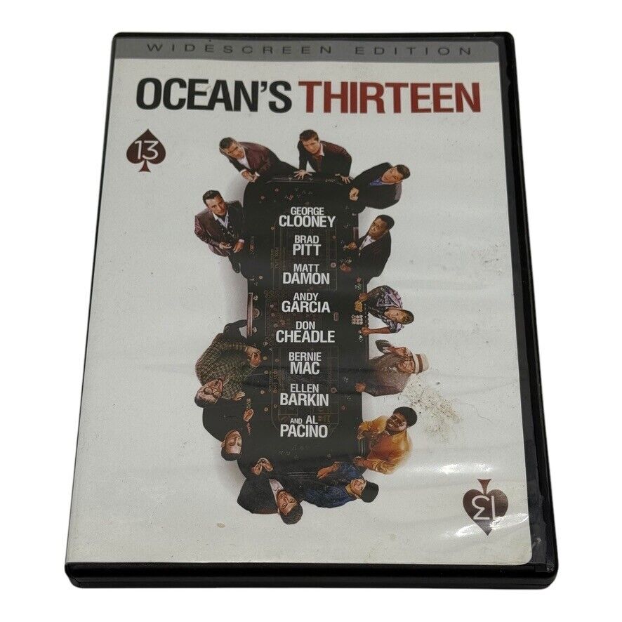 Ocean's Eleven Twelve Thirteen DVD Triple Feature – 3 Movie Heist Collection