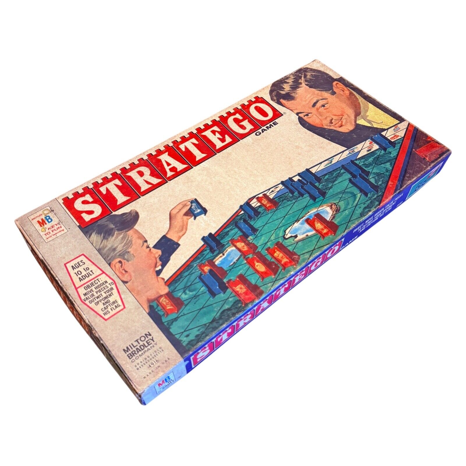 Stratego Board Game Milton Bradley 1970 – Vintage Strategy Classic