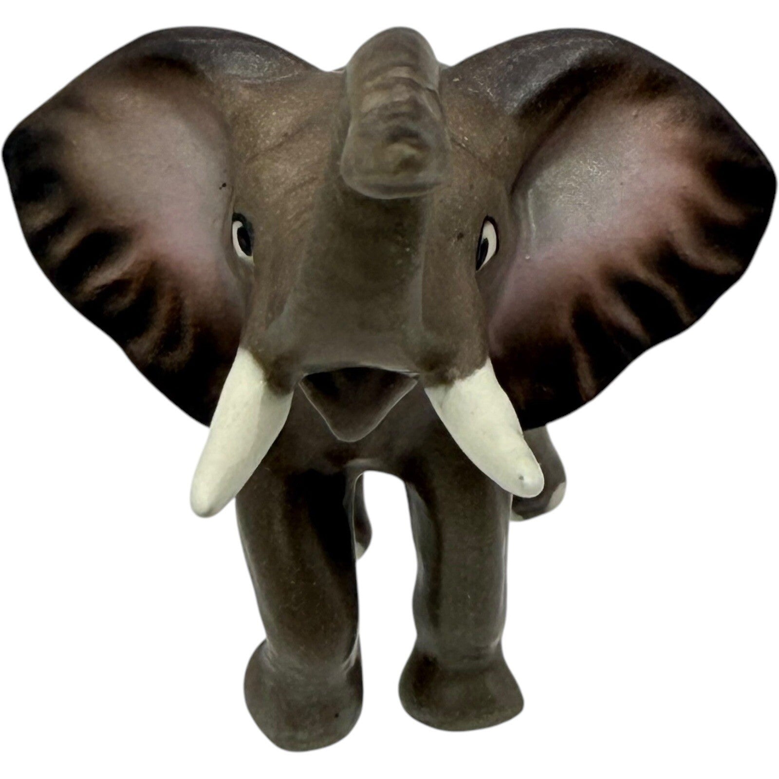 Elephant Figurine Statue Decor Animal Collectible Brown Home Decor 3 Inch