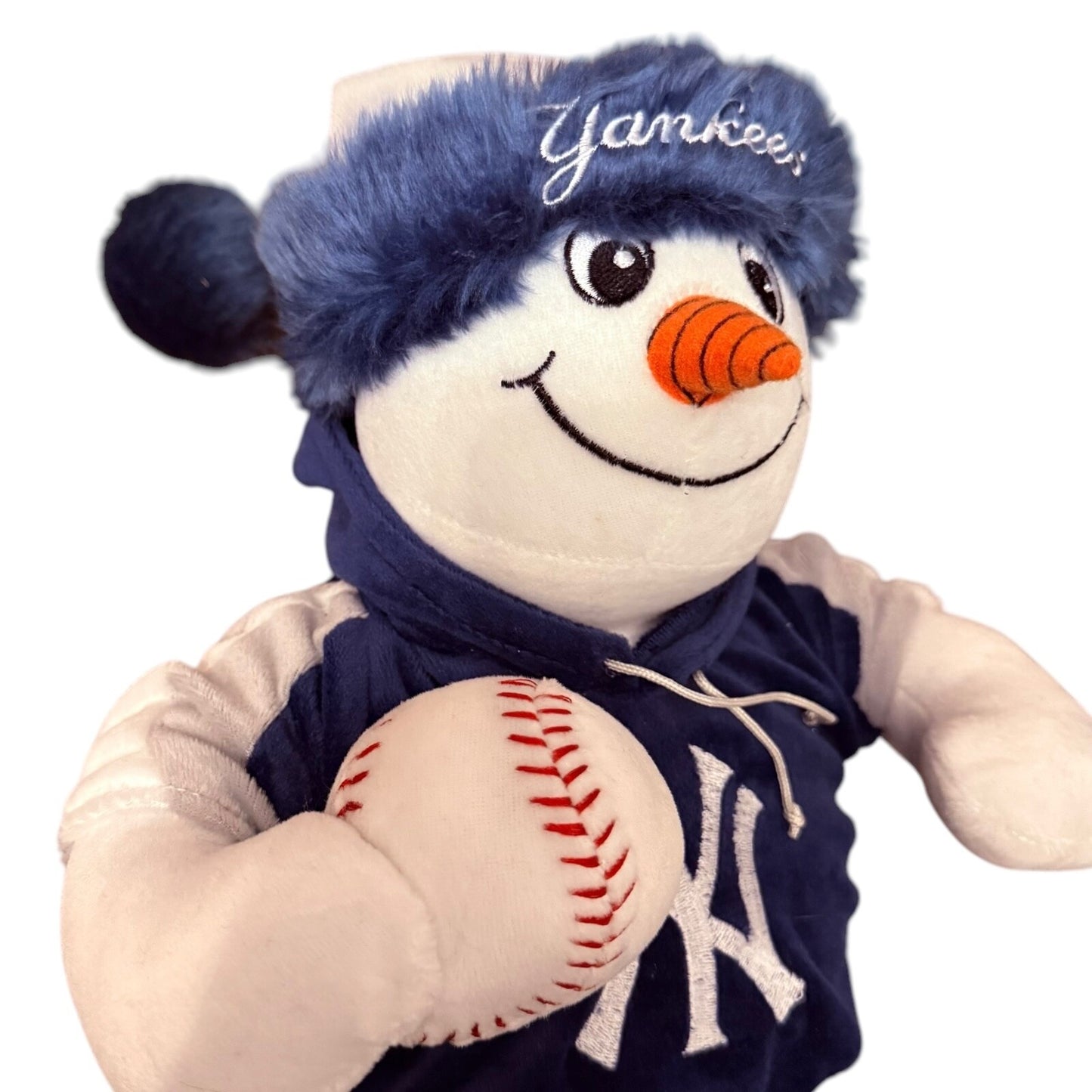 New York Yankees Snowman Plush 14" – Forever Collectibles MLB Vintage Toy
