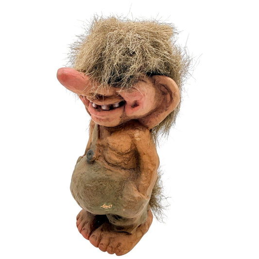 Vintage Ny Form Troll Figurine Norway Scandinavian Folklore Long Nose