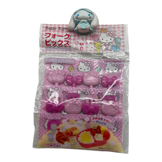 SANRIO HELLO KITTY Japanese Lunch Box Bento Food  FORK Picks 8pcs  KAWAII!!