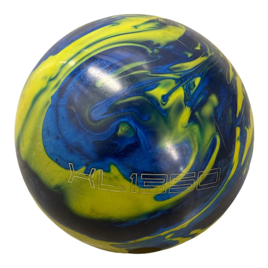 EBONITE MISSION X GREEN BLUE BOWLING BALL 14.5 lbs. USBC Made in USA