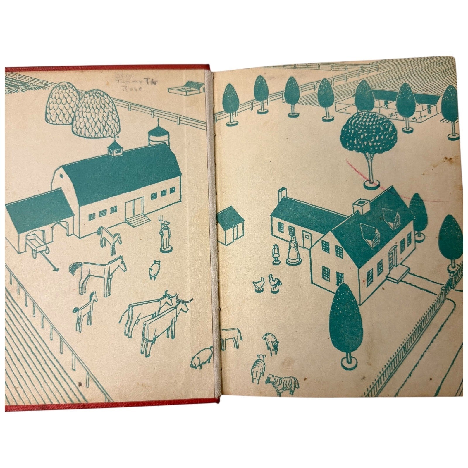 Jim and Judy Vintage Childrens Book 1939 Illustrated Early Reader