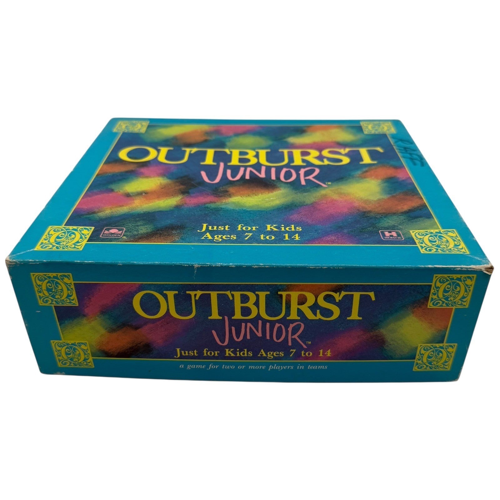 Vintage 1989 Outburst Junior Board Game Hersch and Company Ages 7 to 14 4253