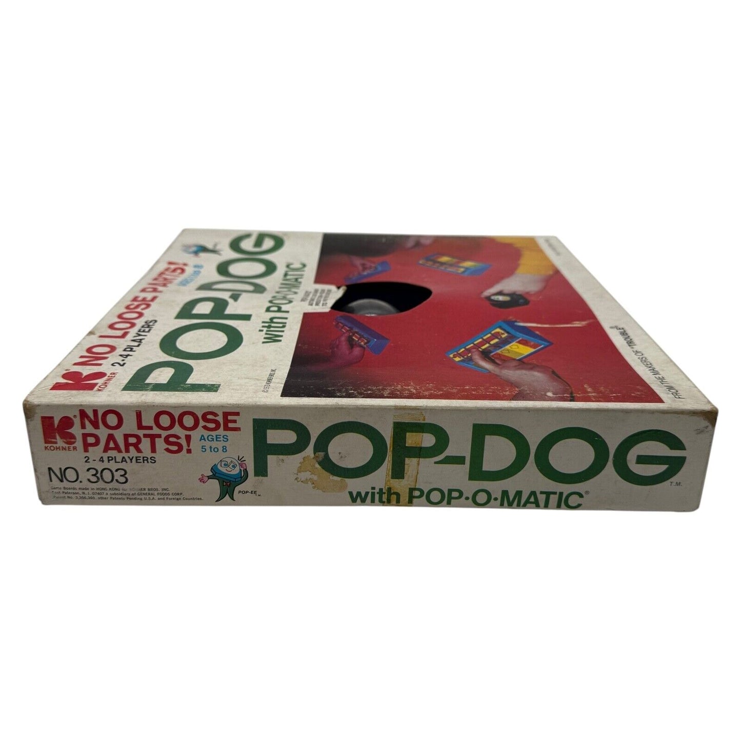Pop-Dog Pop-O-Matic Board Game 1973 – Vintage Kids Game by Arrow