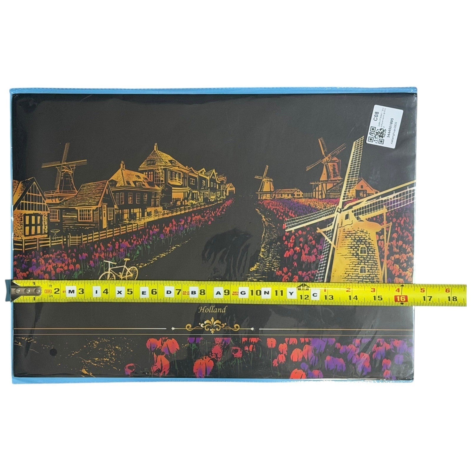 Lot of 14 Scratch Art Boards Colorful City Night View – Mixed Set No Stylus