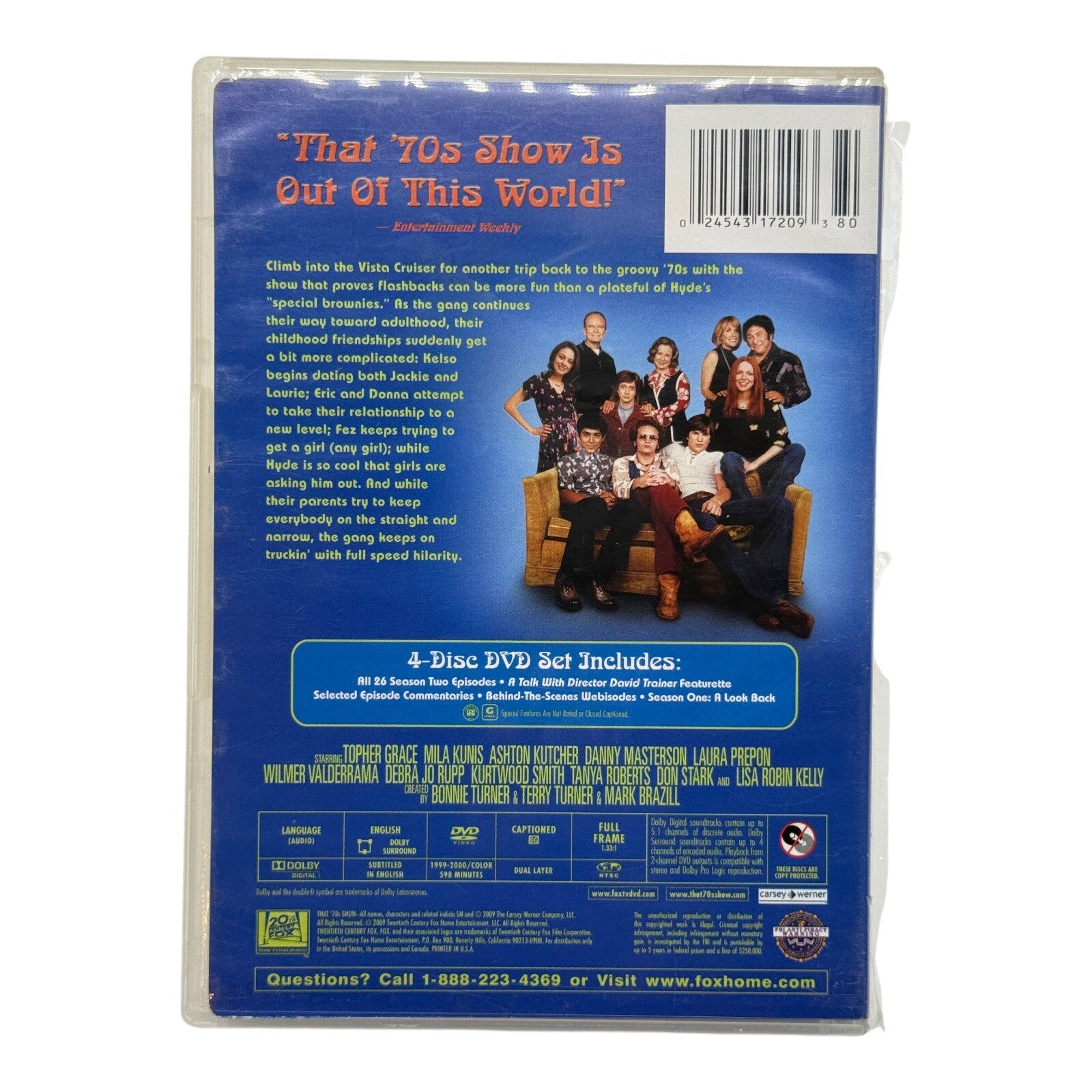 That '70s Show: Season 2 DVD 4-Disc Set