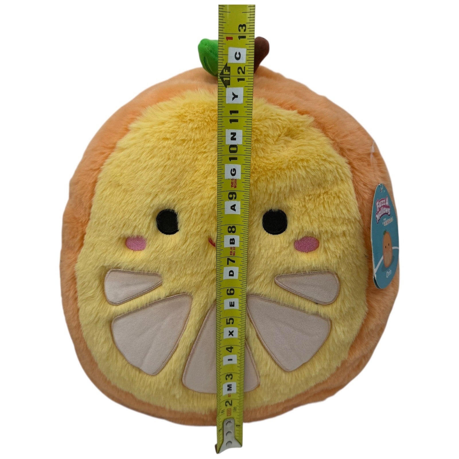 Squishmallows FuzzAMallows Orin Orange Slice Plush Fuzzy Stuffed Animal Toy
