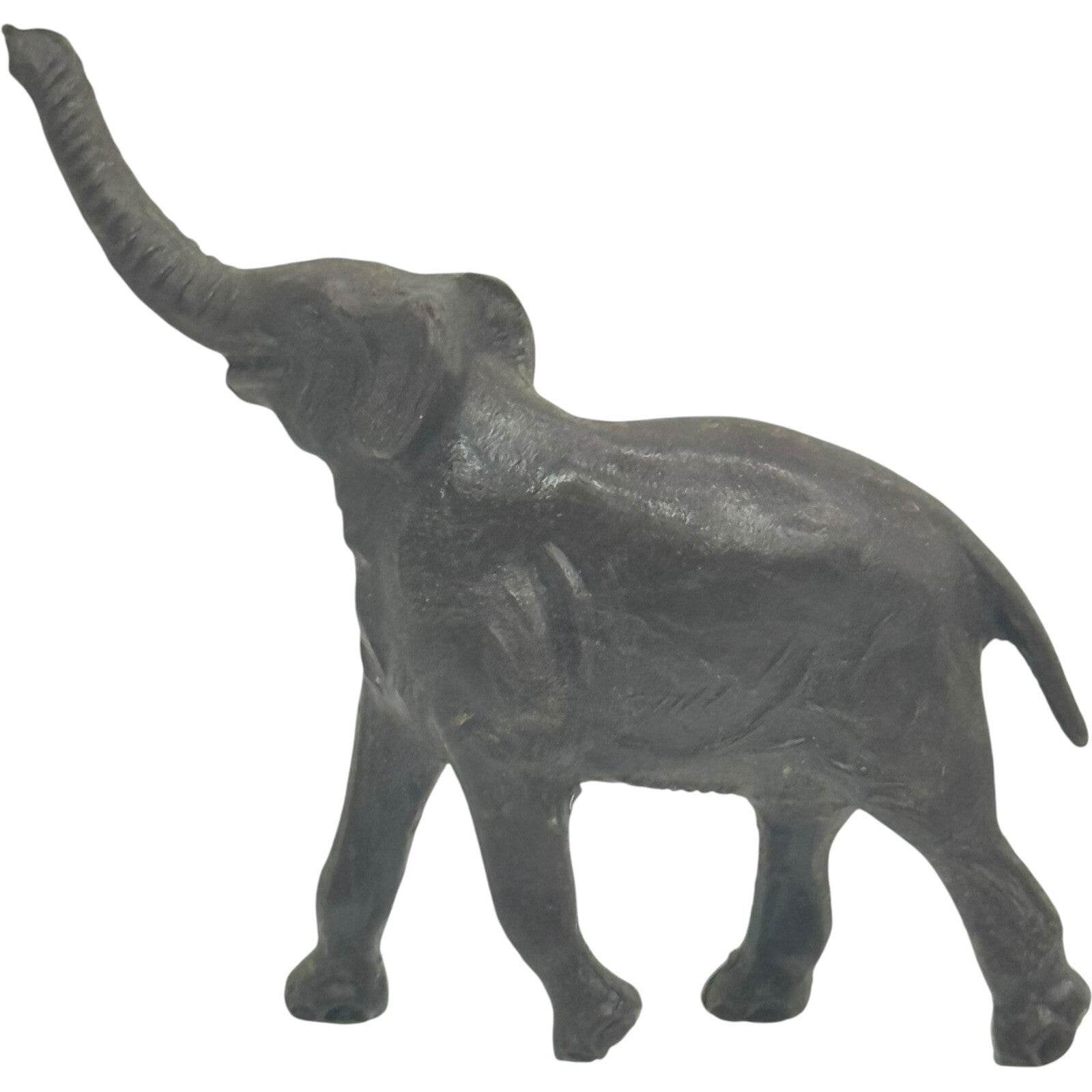 Elephant Statue Figurine Trunk Up Good Luck Decor Animal Accent Piece
