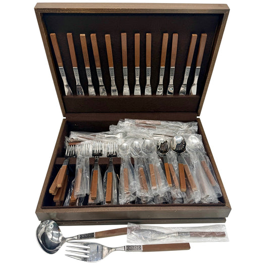 Vintage 1990 102  Flatware Set NAPA VALLEY Oneida Northland Stainless Set