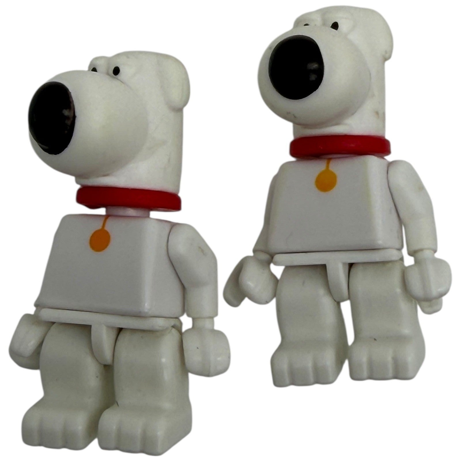 Lot of 2 Family Guy Brian Griffin KNex Figure Toy Collectible Building Set