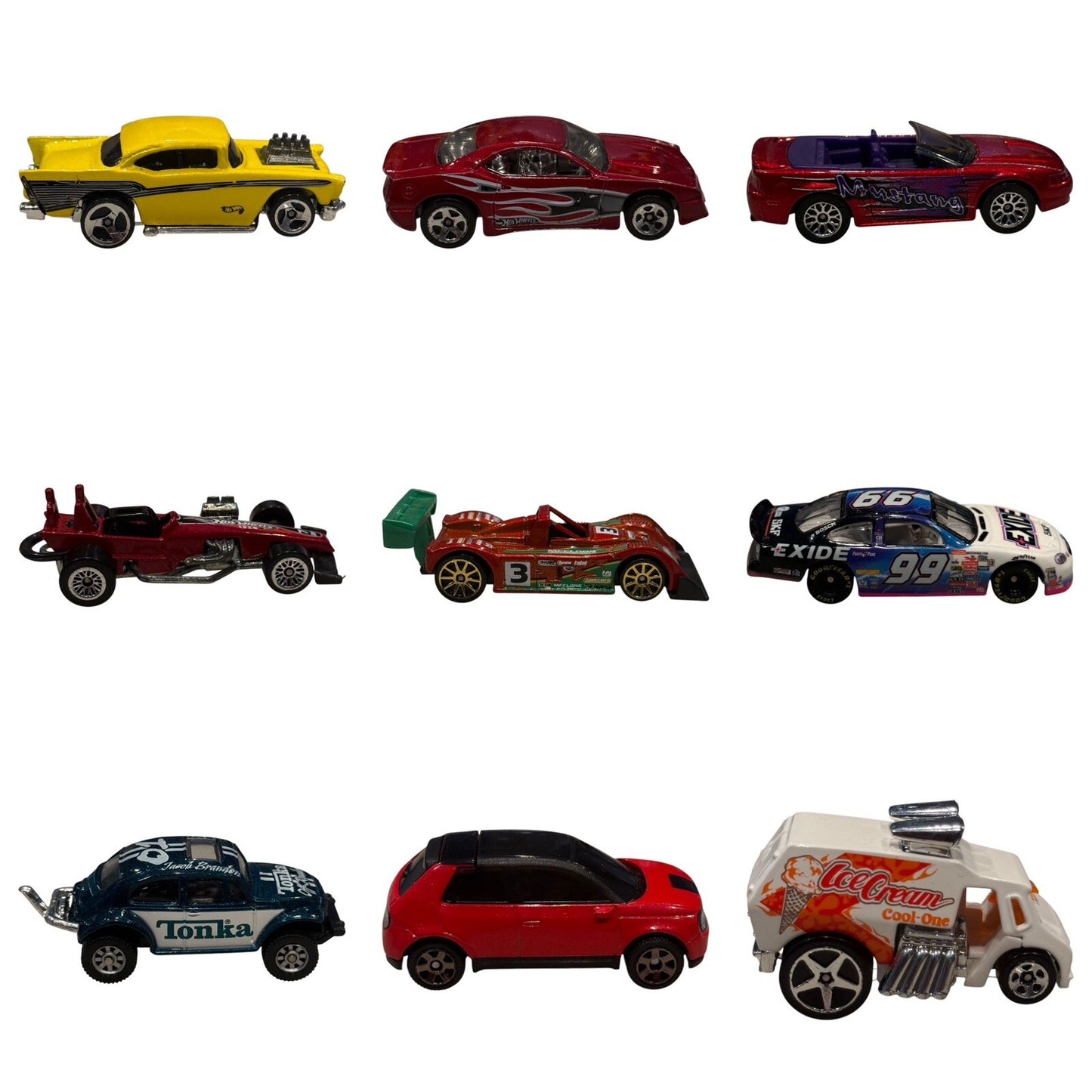 Lot of 18 Diecast Cars – Hot Wheels Matchbox Mix Vintage & Modern Loose
