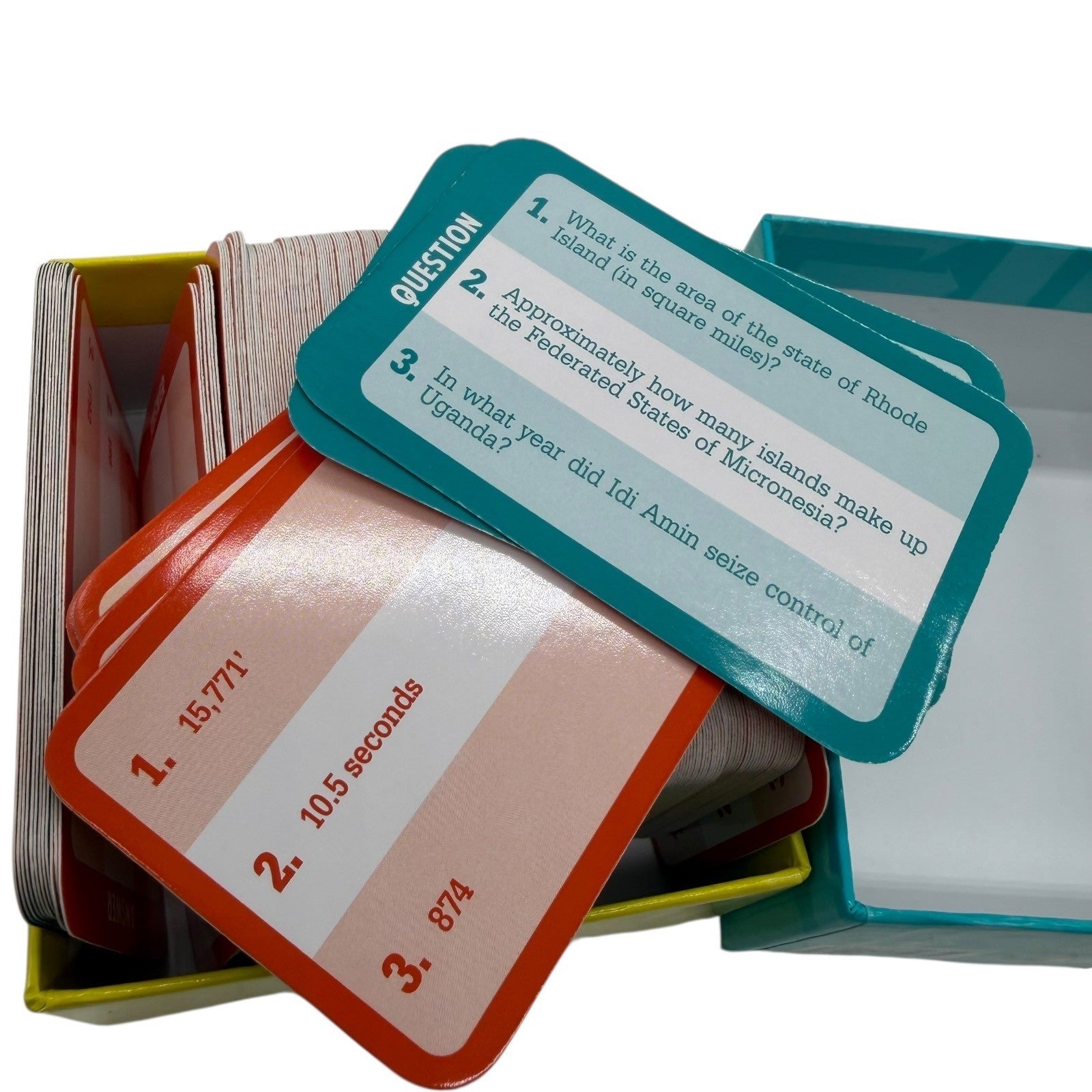 Gamewright Over Under The Game of Guesstimates Trivia Party Card Game 200 Cards