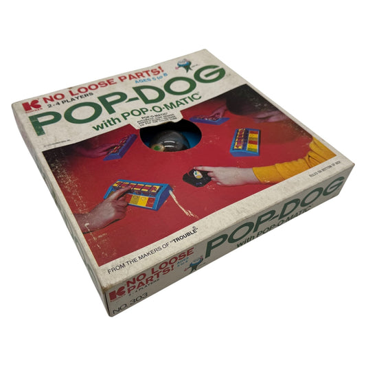Pop-Dog Pop-O-Matic Board Game 1973 – Vintage Kids Game by Arrow