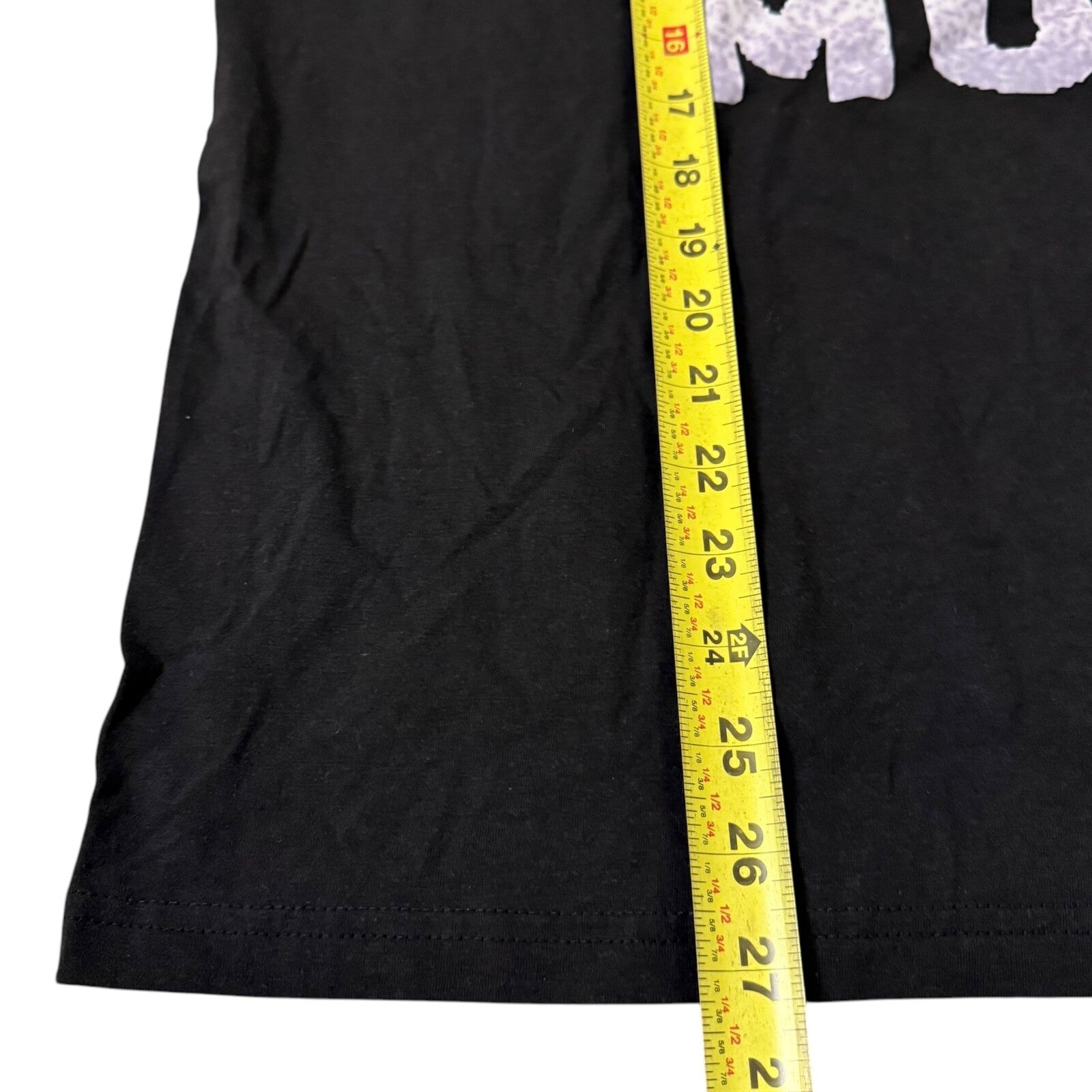 "I Didn't Mean to Push All Your Butt-tons" Printed T-Shirt XXL Black