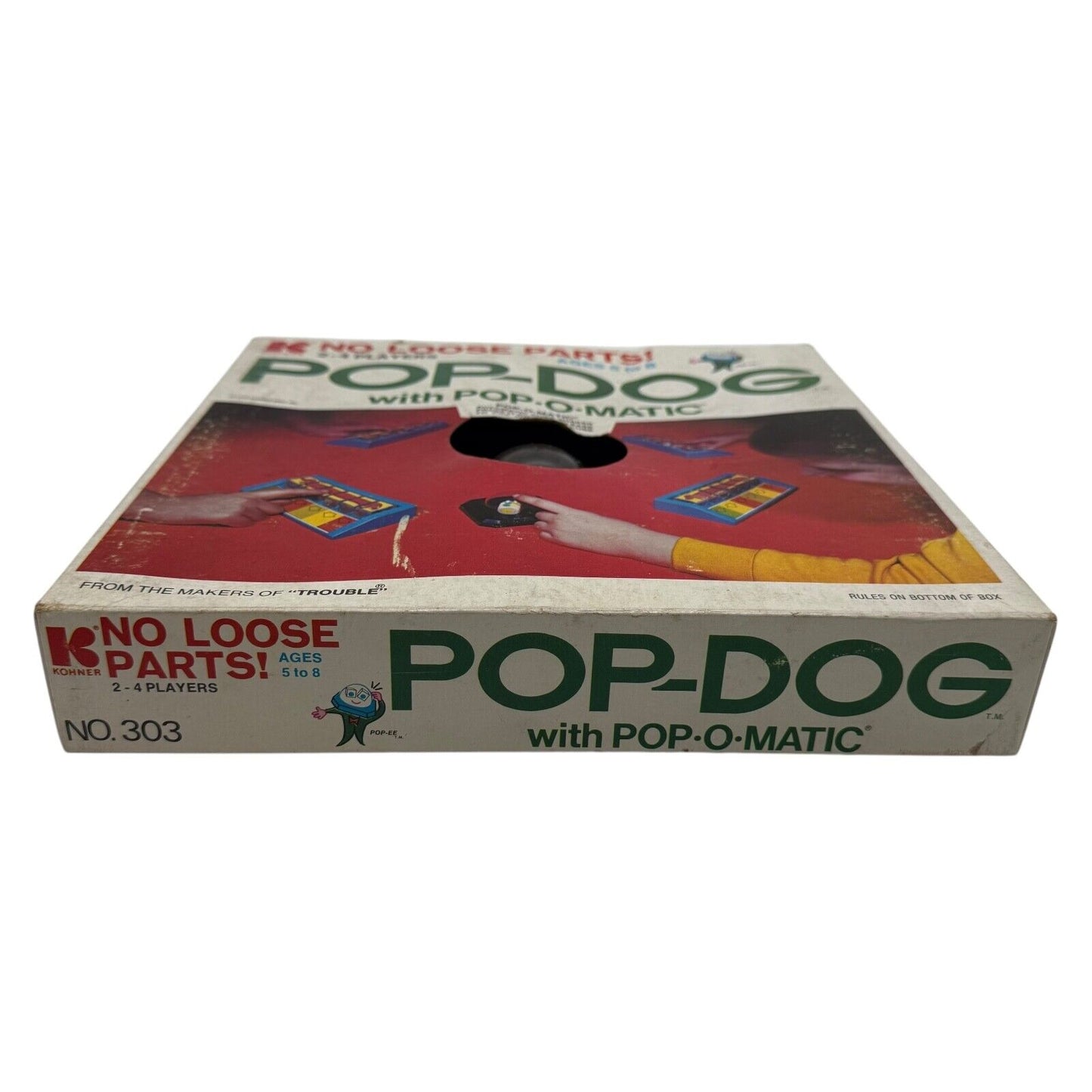 Pop-Dog Pop-O-Matic Board Game 1973 – Vintage Kids Game by Arrow