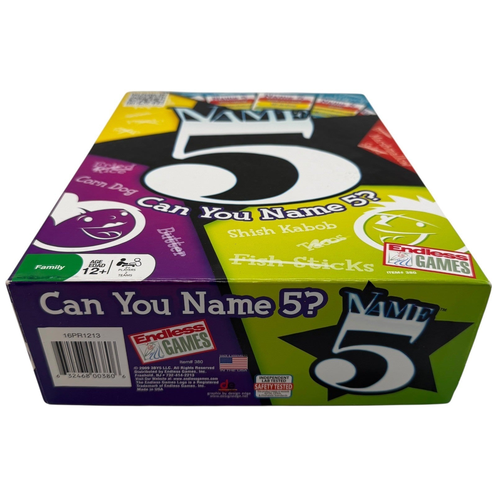 Name 5 Board Game Endless Games Quick Thinking Party Trivia Family Night \