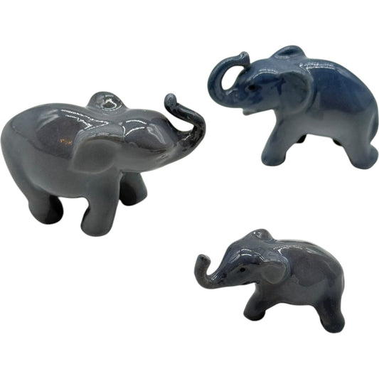 Rare Goebel West Germany Elephant Figurines Set of 3 | Miniature Collectibles