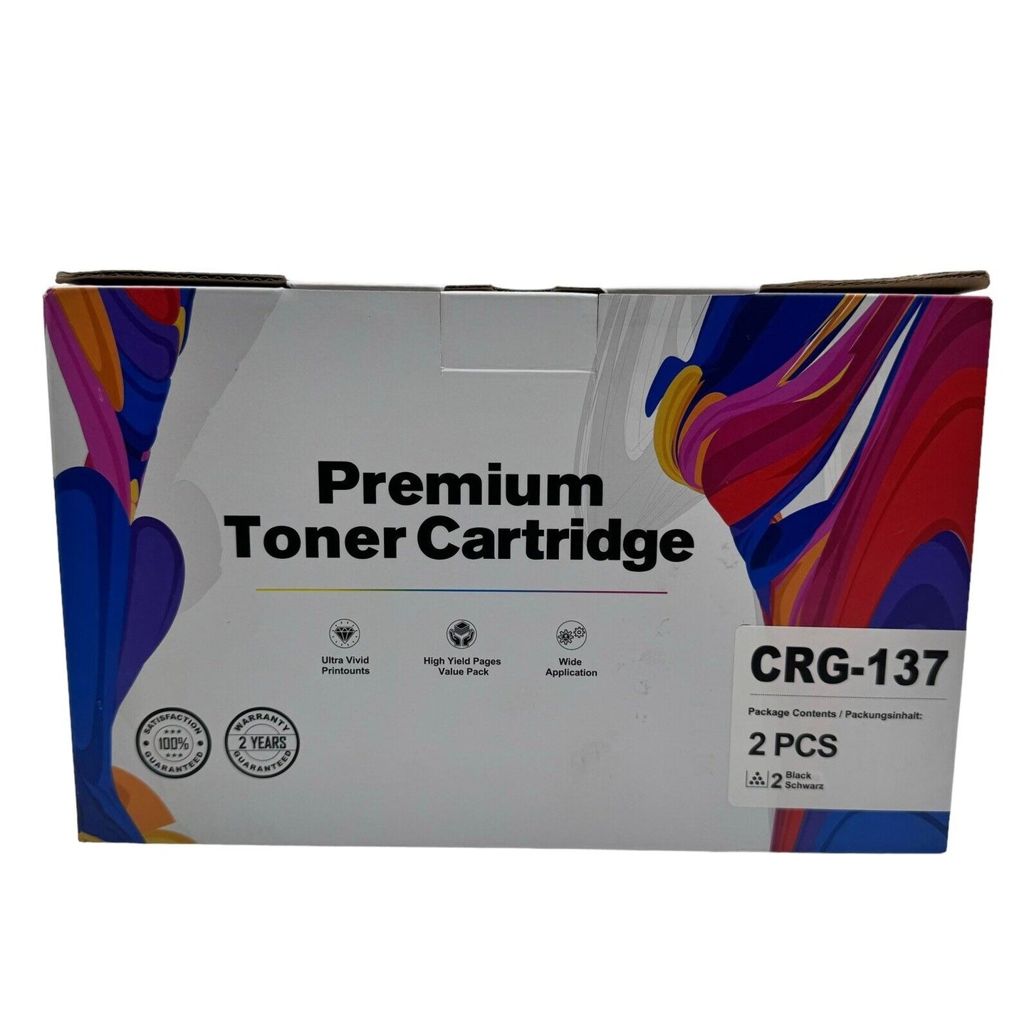 2PK CRG137 9435B001 Toner Cartridge for Canon 137 ImageClass MF212w MF216n MF229