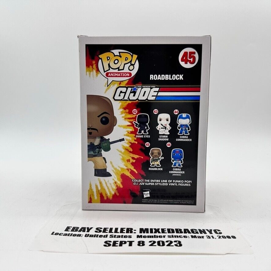 Funko Pop! Animation: GI Joe - ROADBLOCK #45 - Vinyl Figure