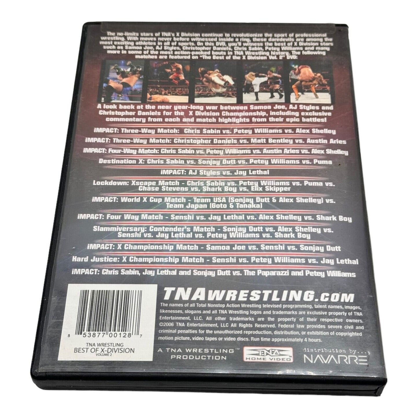 TNA Lot of 8 Wrestling DVDs (2006-2008) - Some SEALED - Collectible Set!