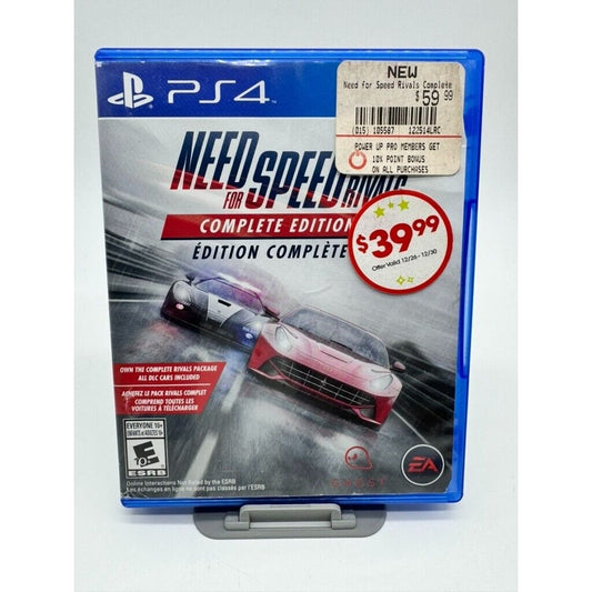 Need for Speed Rivals Complete Edition PS4 Sony PlayStation 4 used