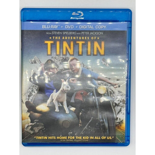 The Adventures of Tintin (Two-Disc Blu-ray/DVD Combo + Digital Copy) - VERY GOOD