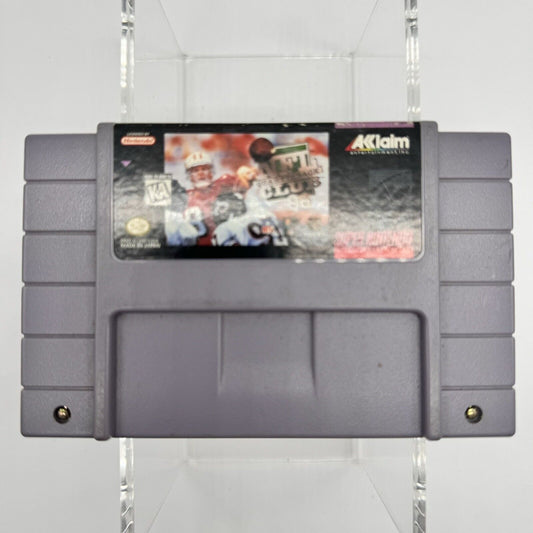 NFL Quarterback Club 96 Super Nintendo SNES Cart only