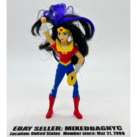 Wonder Woman McDonald's Toy Figure DC Comics Girls Super Heroes Preowned