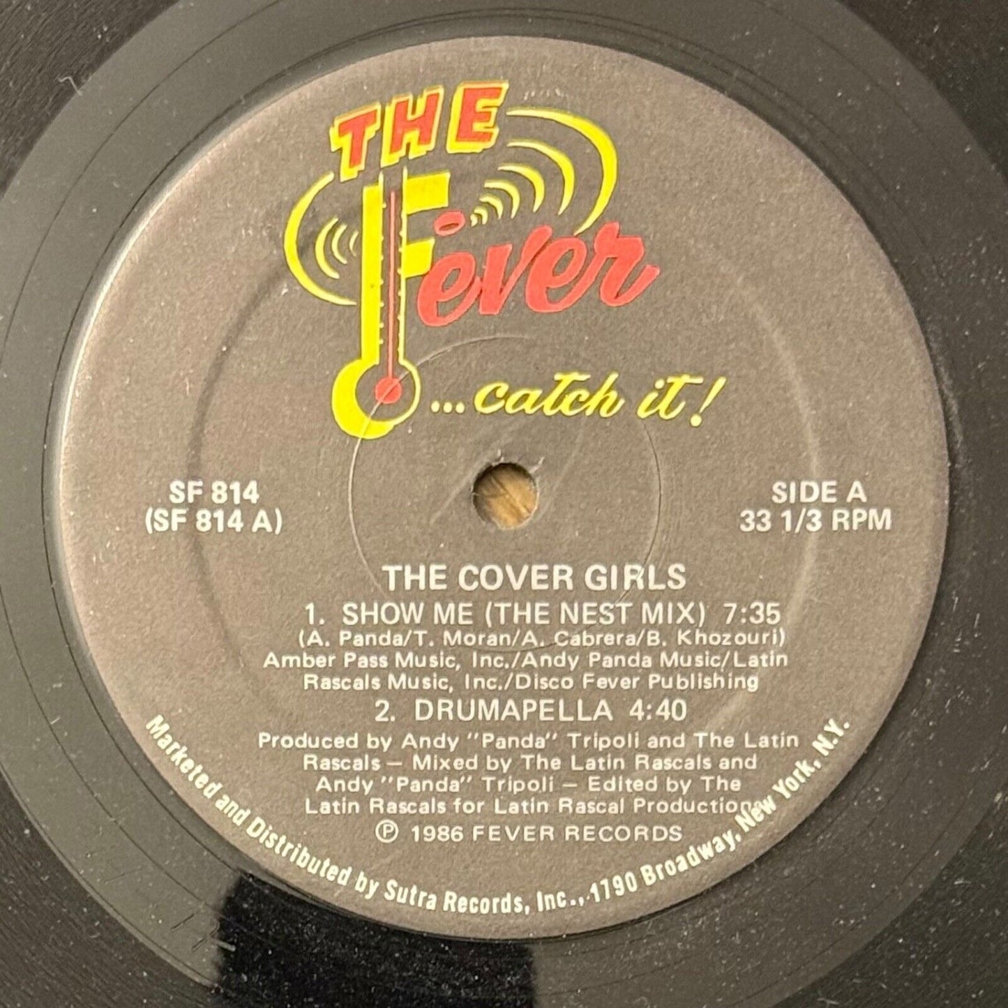 The  Cover Girls - Show Me- the Fever...Catch It 12" Promo Vinyl Record