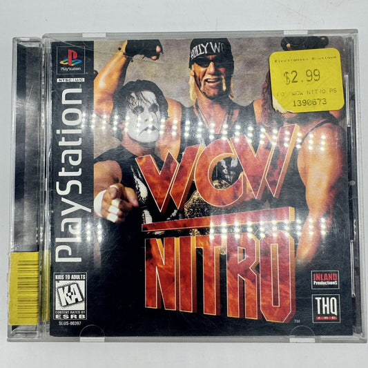 WCW Nitro (PlayStation 1) Black Label Ps1